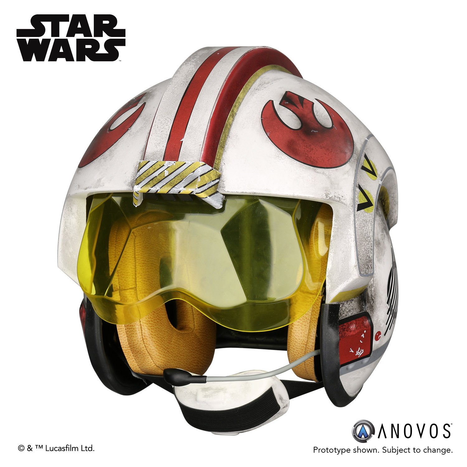 Il casco di Luke Skywalker da Pilota di X-Wing realizzato da Anovos