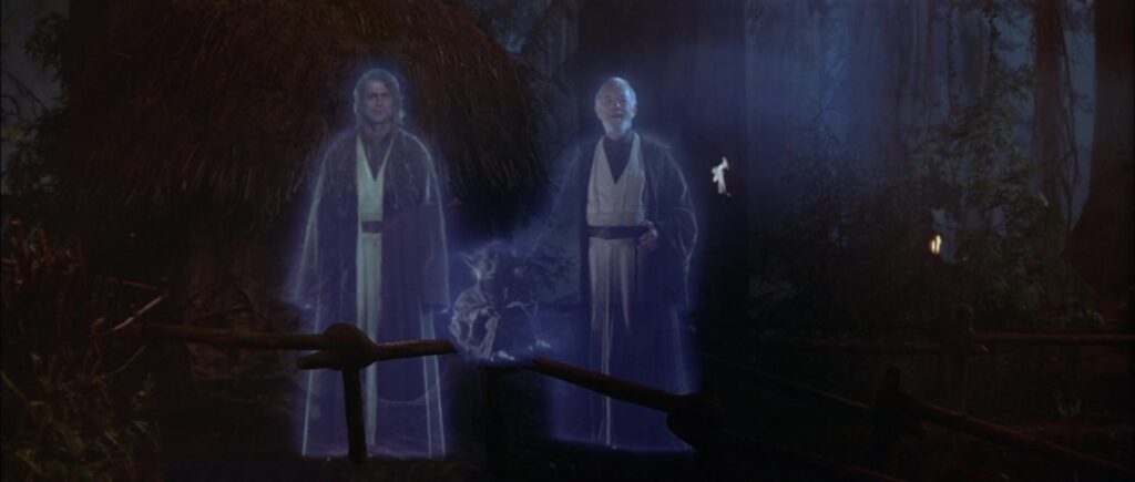 Fantasmi della Forza: Anakin Skywalker, il Gran Maestro Yoda e il Maestro Kenobi - Il Ritorno dello Jedi 1983