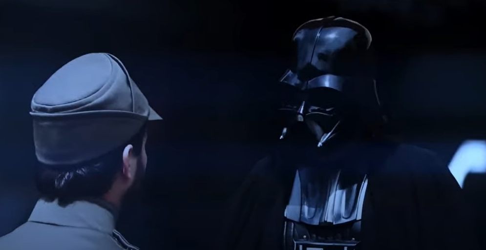 Darth Vader in una scena del fan film