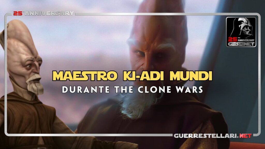 Maestro Ki-Adi-Mundi durante The Clone Wars
