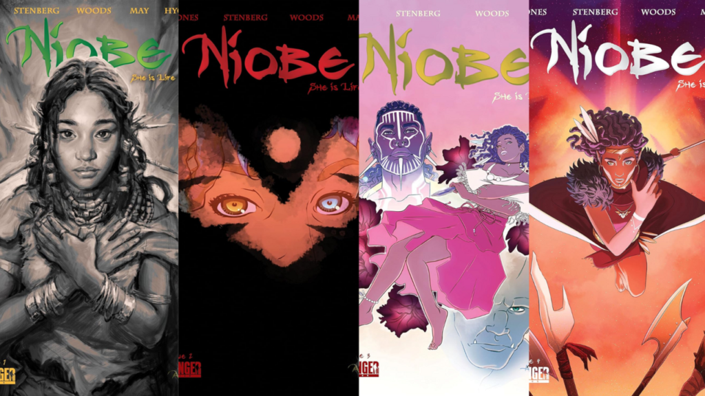 I volumi del fumetto Niobe