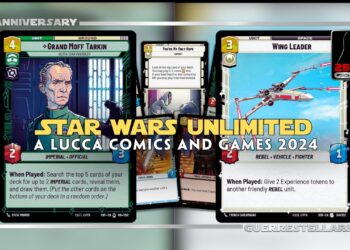 Star Wars Unilimited "Il Crepuscolo della Repubblica" gioco di carte dell'Asmodee presentato a Lucca Comics and Games 2024