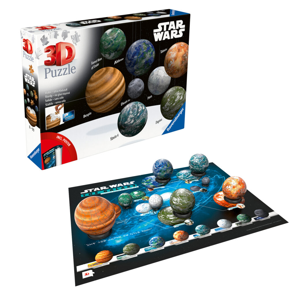 Pianeti della Galassia - 3d Puzzle - Disney Star Wars - Natale 2024