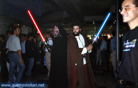 Darth Maul e Jedi cinema Arcadia 1999