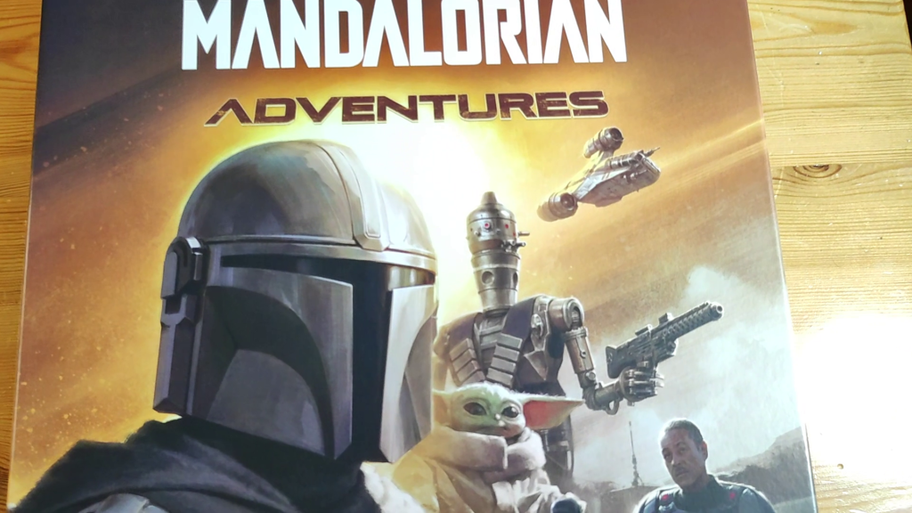 The Mandalorian Adventures primo piano Mandaloriano e Grogu