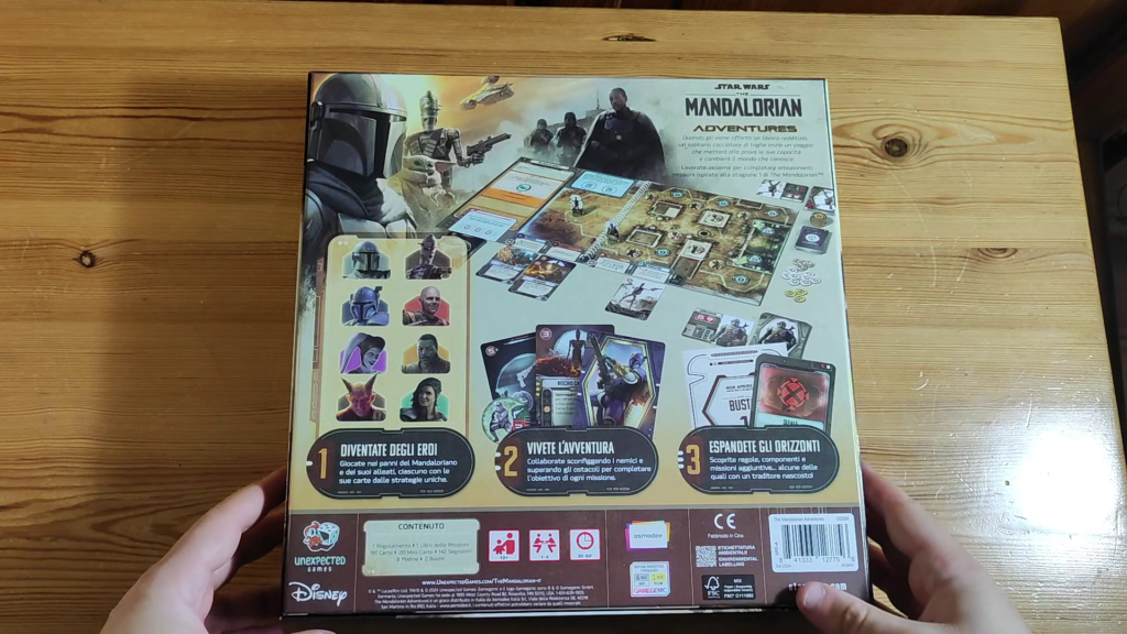 The Mandalorian Adventures retro della confezione