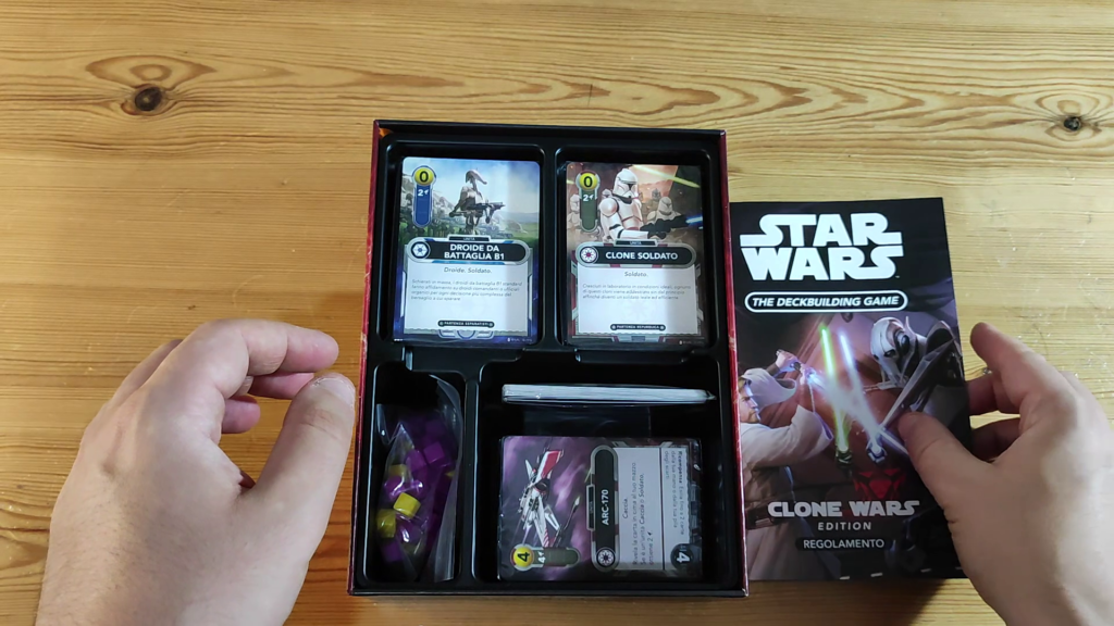 Star Wars The Deckbuilding Game Clone Wars Edition contenuto