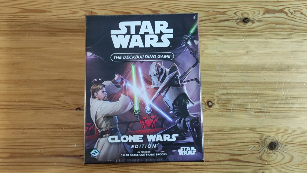 Star Wars The Deckbuilding Game Clone Wars Edition panoramica frontale