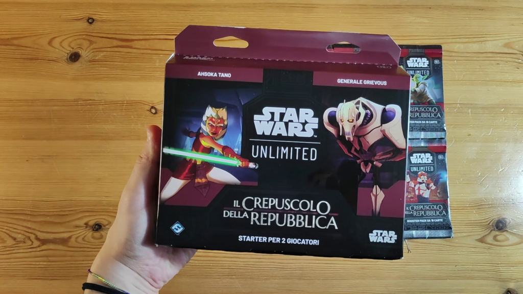 Star Wars Unlimited Il Crepuscolo della Repubblica, confezione immagine frontale